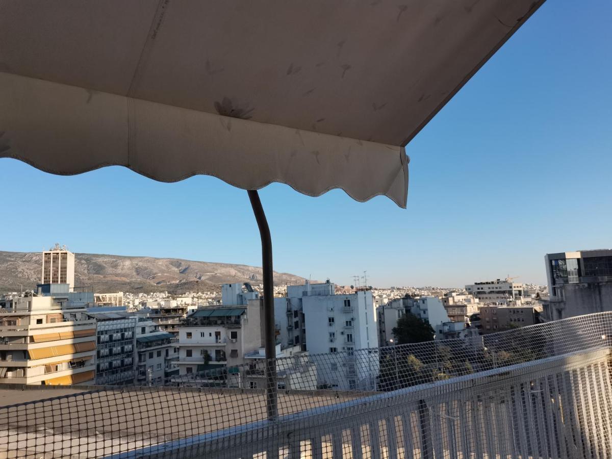 Ferienwohnung Penthouse Spacious W Super Wifi & Terrace, 2 Min From Metro Athen Exterior foto