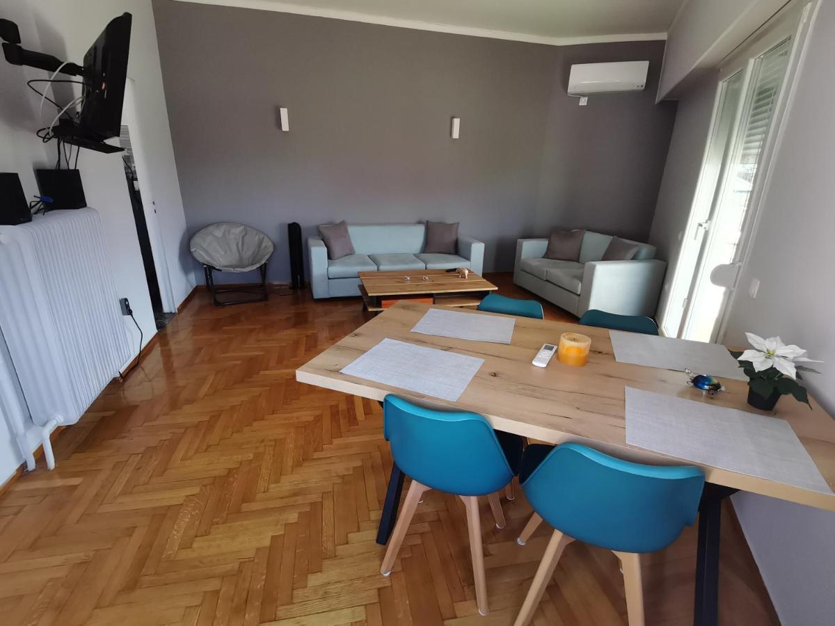 Penthouse Spacious W Super Wifi & Terrace, 2 Min From Metro Athen Exterior foto