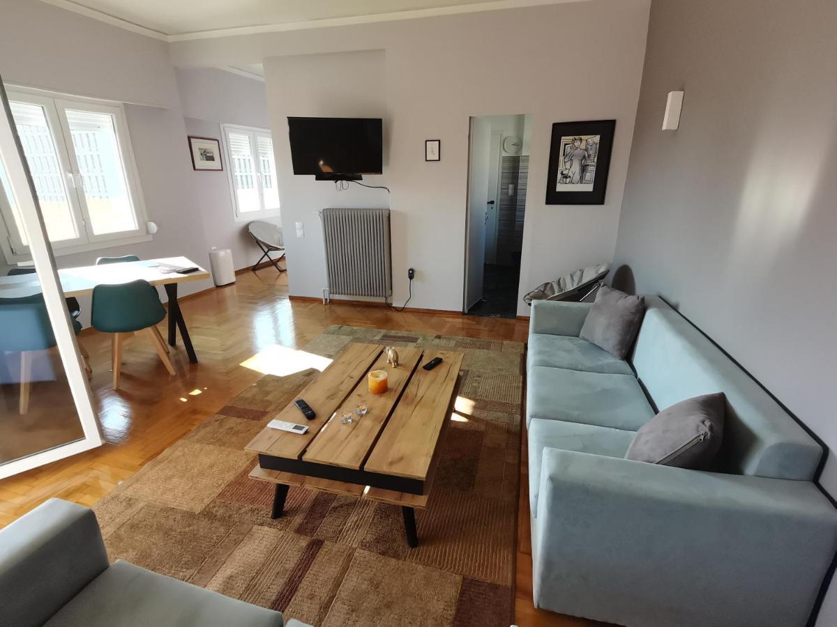 Penthouse Spacious W Super Wifi & Terrace, 2 Min From Metro Athen Exterior foto